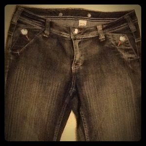 Stone washed black jeans!